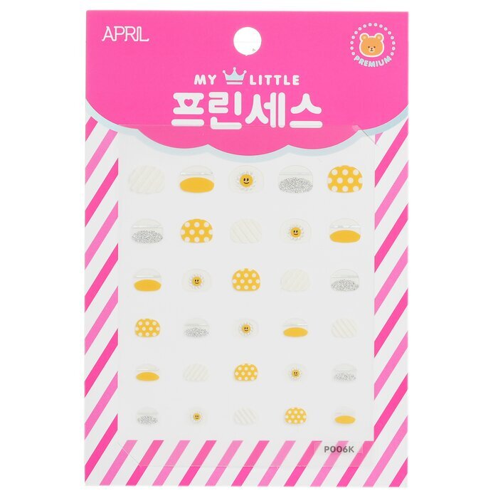 April Korea Princess Nagelaufkleber für Kinder - # P006K 1 Packung