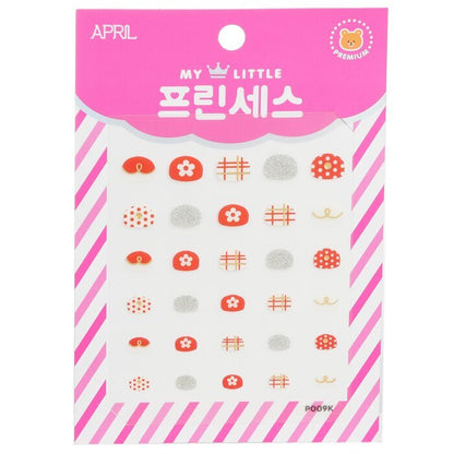 April Korea Princess Nagelaufkleber für Kinder - # P009K 1 Packung