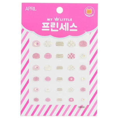 April Korea Princess Nagelaufkleber für Kinder - # P012K 1 Packung