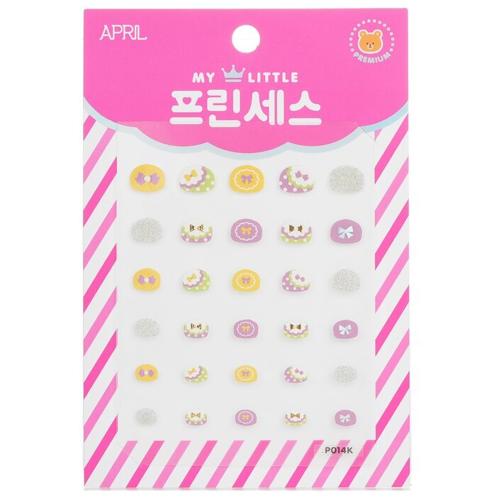 April Korea Princess Nagelaufkleber für Kinder - # P014K 1 Packung