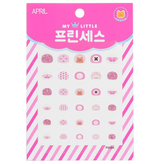 April Korea Princess Nagelaufkleber für Kinder - # P015K 1 Packung