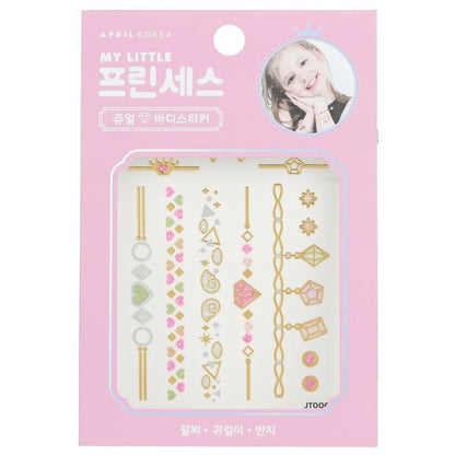 April Korea Prinzessin Juwel Körperaufkleber - JT006K 1Stk