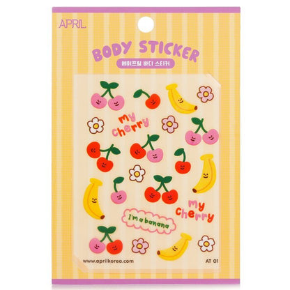 April Korea April Body Sticker -  AT 01 1pc