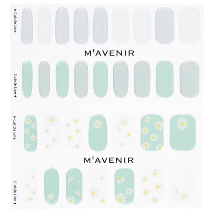 Mavenir Nagelaufkleber (blau) – # Daisy Goblin Nail 32 Stück