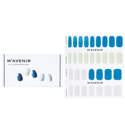 Mavenir Nagelaufkleber (blau) – # Brillante Blue Nail 32 Stück