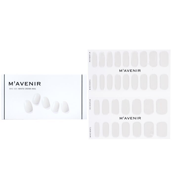 Mavenir Nagelaufkleber (weiß) – # White Crema Nail 32 Stück