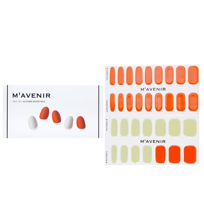 Mavenir Nagelaufkleber (Orange) – # Autumn Mood Nail 32 Stück