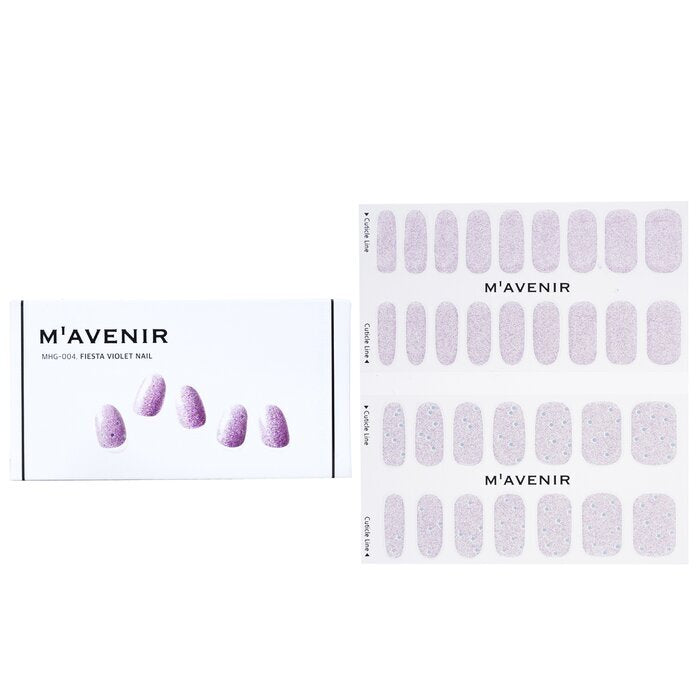 Mavenir Nagelaufkleber (Lila) – # Fiesta Violet Nail 32 Stück