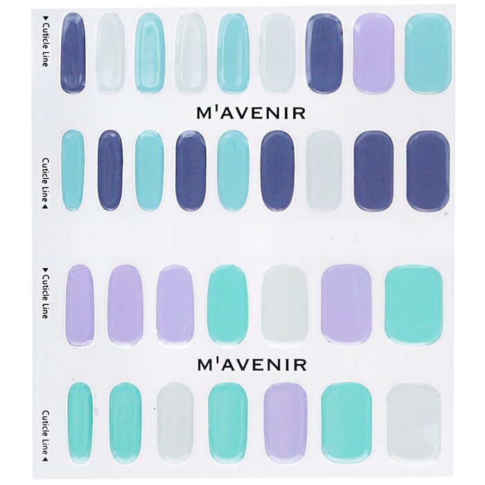 Mavenir Nagelaufkleber (Blau) – # Mint Berry Me Nail 32 Stück