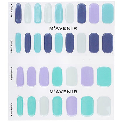 Mavenir Nagelaufkleber (Blau) – # Mint Berry Me Nail 32 Stück
