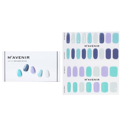 Mavenir Nagelaufkleber (Blau) – # Mint Berry Me Nail 32 Stück