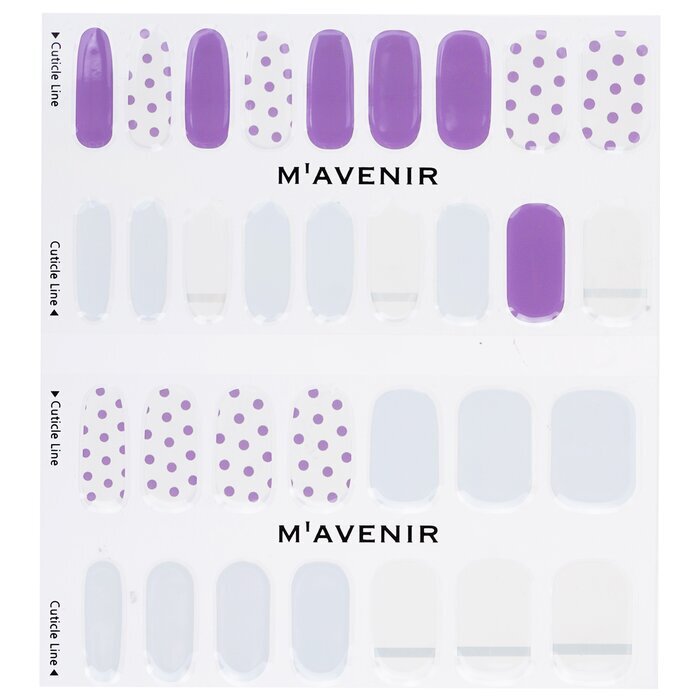 Mavenir Nagelaufkleber (gemustert) – # Iris Dot Nail 32 Stück