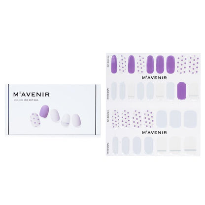 Mavenir Nagelaufkleber (gemustert) – # Iris Dot Nail 32 Stück