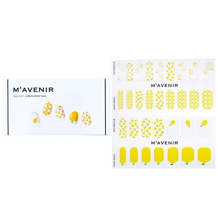 Mavenir Nagelaufkleber (Gelb) – # Lemon Drop Nail 32 Stück