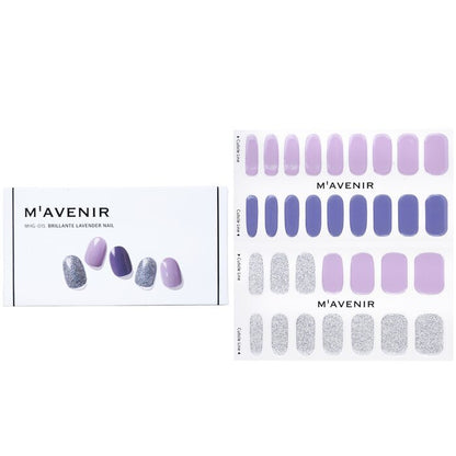 Mavenir Nail Sticker (Purple) - # Brillante Lavender Nail 32pcs