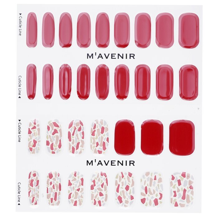 Mavenir Nagelaufkleber (Rot) - # Shell We Rose Wine Nail 32St