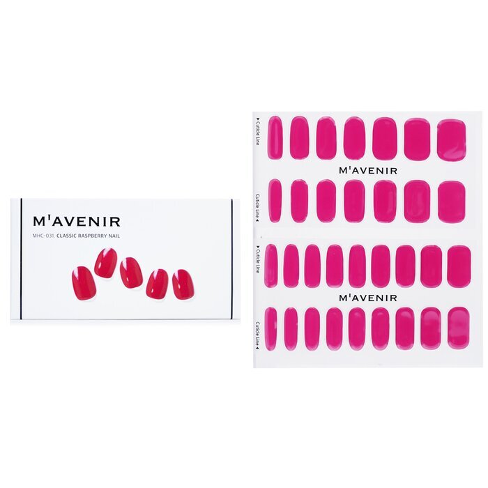 Mavenir Nagelaufkleber (Pink) – # Classic Raspberry Nail 32 Stück