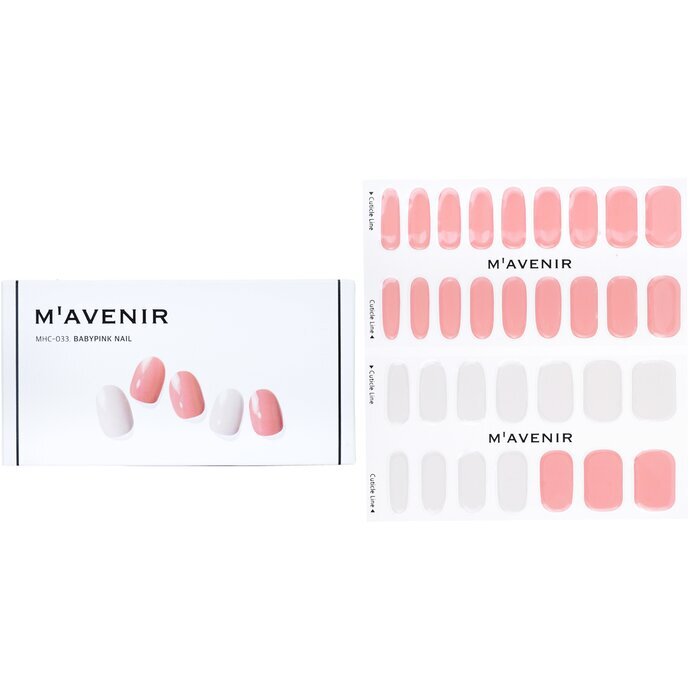 Mavenir Nagelaufkleber (Pink) – # Babypink Nail 32 Stück