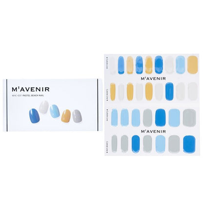 Mavenir Nagelaufkleber (verschiedene Farben) – # Pastel Beach Nail, 32 Stück