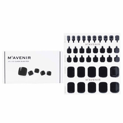 Mavenir Nagelaufkleber (Schwarz) – # Classic Black Pedi, 36 Stück