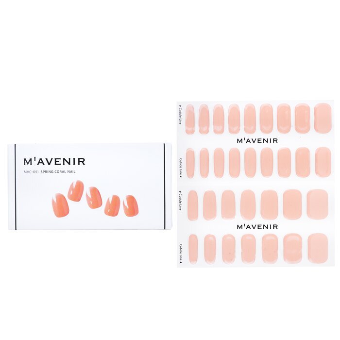 Mavenir Nagelaufkleber (Orange) – # Spring Coral Nail 32 Stück