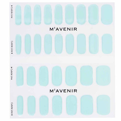 Mavenir Nagelaufkleber (Blau) – # Aqua Garden Nail 32 Stück