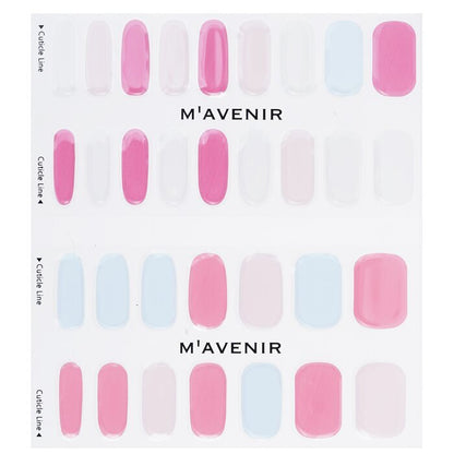 Mavenir Nagelaufkleber (verschiedene Farben) – # Flower Road Nail, 32 Stück