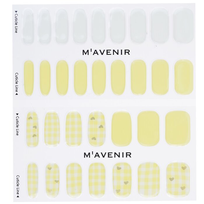 Mavenir Nagelaufkleber (Gelb) – # Day Dream Nail 32 Stück