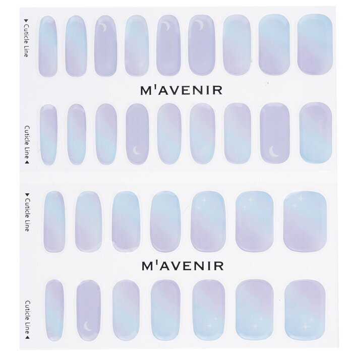 Mavenir Nagelaufkleber (blau) – „The Sky At Dawn Nail“, 32 Stück