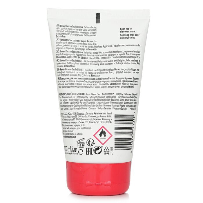 Schwarzkopf BC Repair Rescue Sealed Ends+ Arginin (für strapaziertes Haar) 100ml/3.38oz