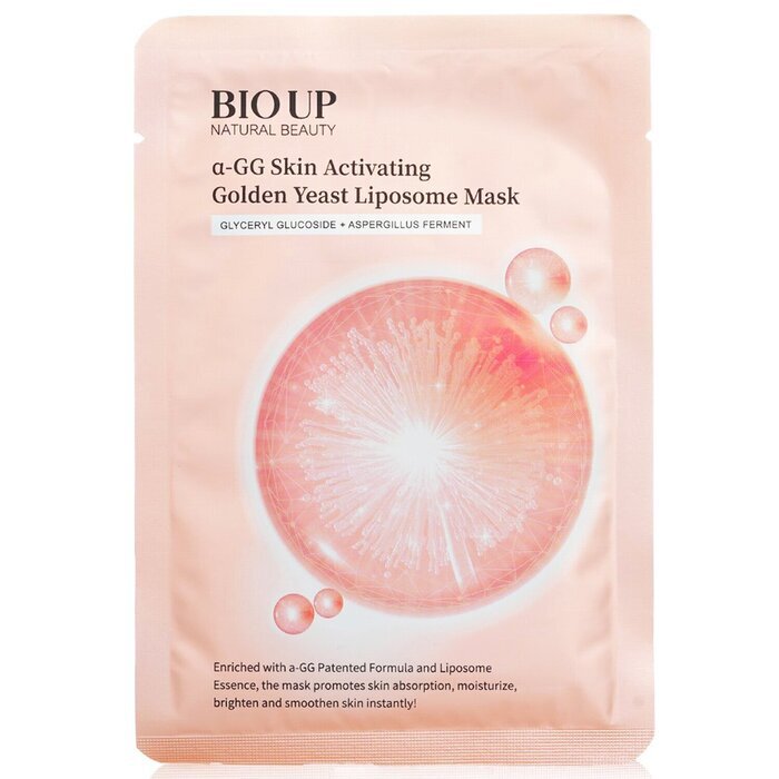 Natural Beauty (For KR) BIO UP a-GG Skin Activating Golden Yeast Liposome Mask (Exp Date: 9/5/2026) 5x25ml
