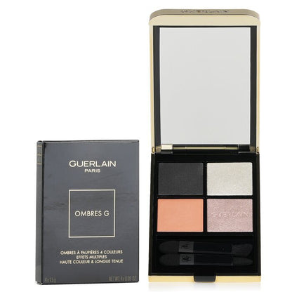 Guerlain Ombres G Lidschatten-Quad, 4 Farben (Multi-Effekt, intensive Farbe, langer Halt) – Nr. 011 Imperial Moon, 4 x 1,5 g/0,05 oz