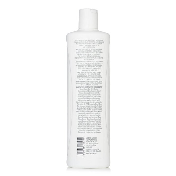 Nioxin Density System 2 Scalp Therapy Conditioner (natürliches Haar, fortschreitender Haarausfall) 500 ml/16,9 oz