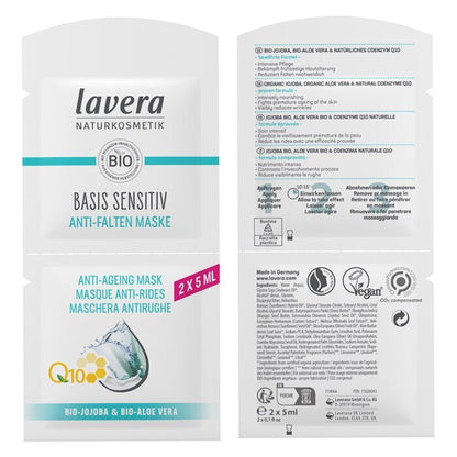 Lavera Basis Sensitiv Q10 Anti-Aging Maske 2 x5ml