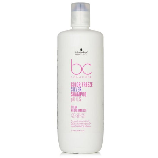 Schwarzkopf BC Bonacure pH 4.5 Color Freeze Silver Shampoo (für graues und aufgehelltes Haar) 1000ml/33.8oz