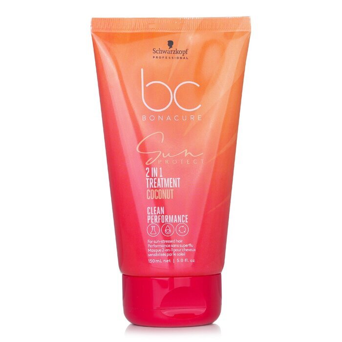 Schwarzkopf BC Bonacure Sun Protect 2 in 1 Behandlung Kokosnuss (für sonnengestresstes Haar) 150 ml