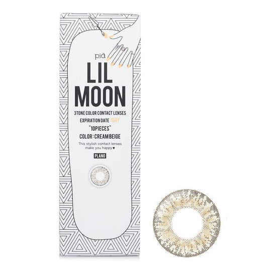 Pia Lilmoon Cremebeige 1 Tag Farbkontaktlinsen - - 0,00 10 Stück