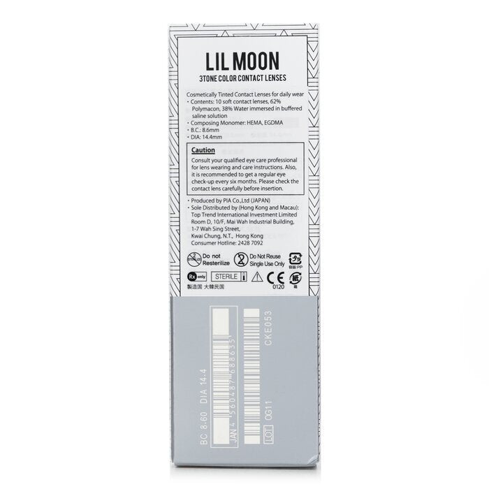 Pia Lilmoon Cremebeige 1-Tages-Farbkontaktlinsen - - 2,50 10 Stück