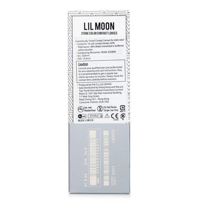 Pia Lilmoon Cremebeige 1-Tages-Farbkontaktlinsen - - 3,50 10 Stück