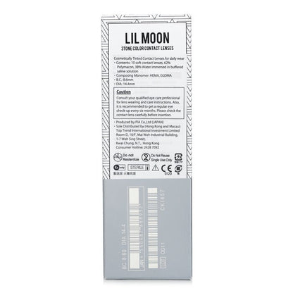 Pia Lilmoon Cream Grege 1-Tages-Farbkontaktlinsen - - 2,00 10 Stück