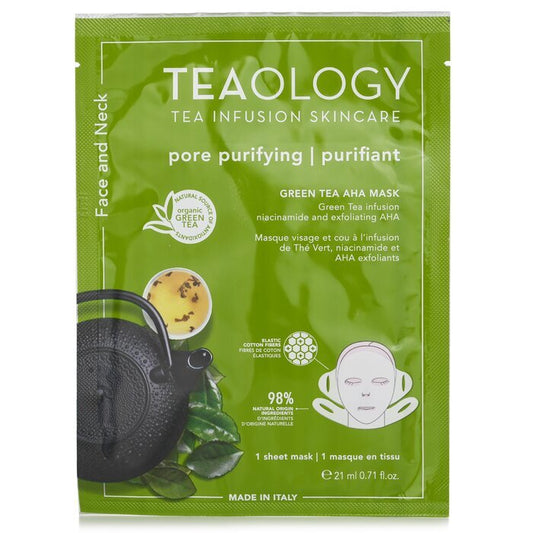 Teaology Grüner Tee AHA Gesichts- und Halsmaske 21ml/0,17oz