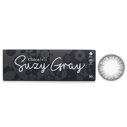 Clalen 1 Day Iris Suzy Gray Color Contact Lenses - - 0.00 30pcs