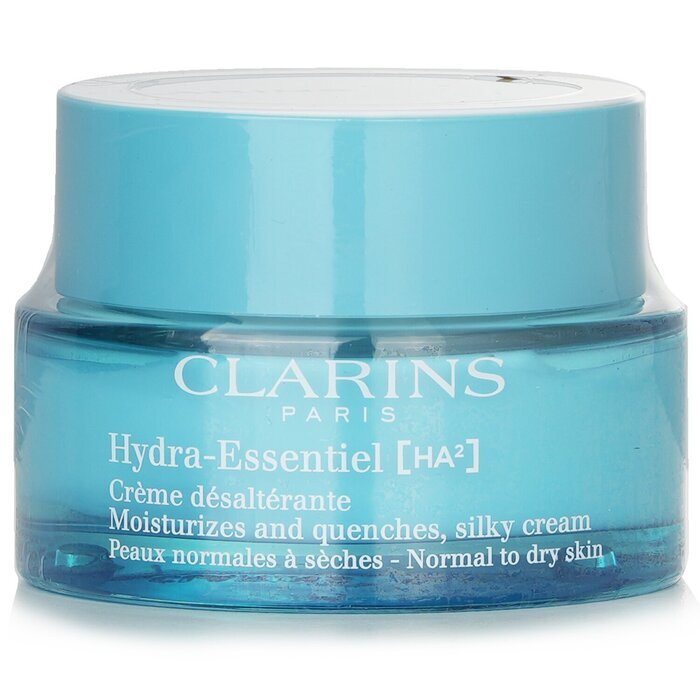 Clarins Hydra-Essentiel [HA²] Feuchtigkeitsspendende und nährende seidige Creme – normale bis trockene Haut, 50 ml