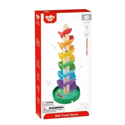 Tooky Toy Co Ball Track Game 14x14x37cm