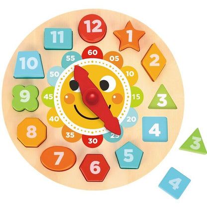 Tooky Toy Co Clock Puzzle 22x22x3cm