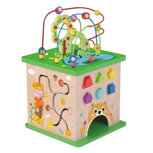 Tooky Toy Co Spielwürfel-Center - Wald 34x34x59cm