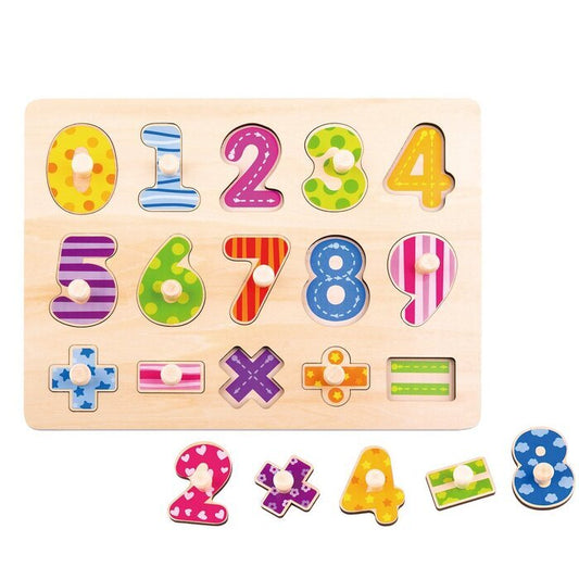 Tooky Toy Co Zahlenpuzzle 30x23x2cm