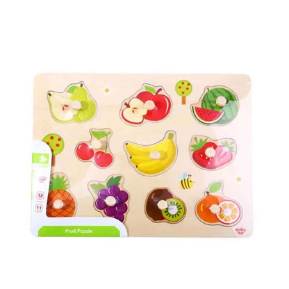 Tooky Toy Co Fruit Puzzle 30x23x2cm