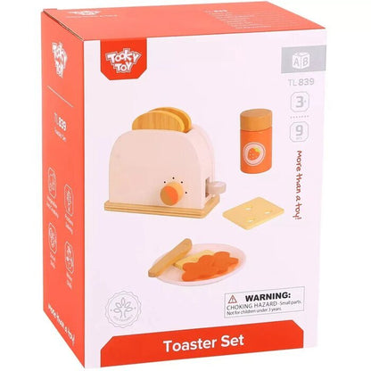 Tooky Toy Co Toaster-Set 16x10x21cm