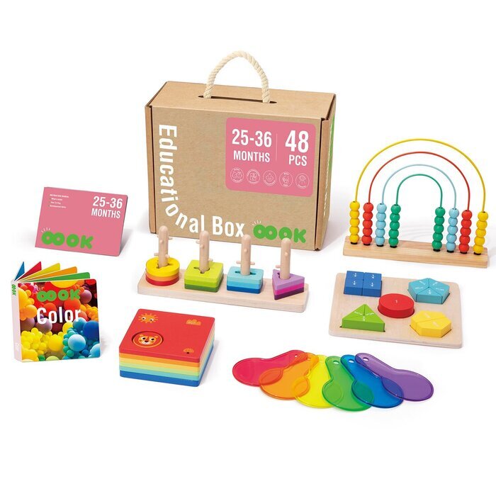 Tooky Toy Co 25-36m Educational Box 32x27x18cm